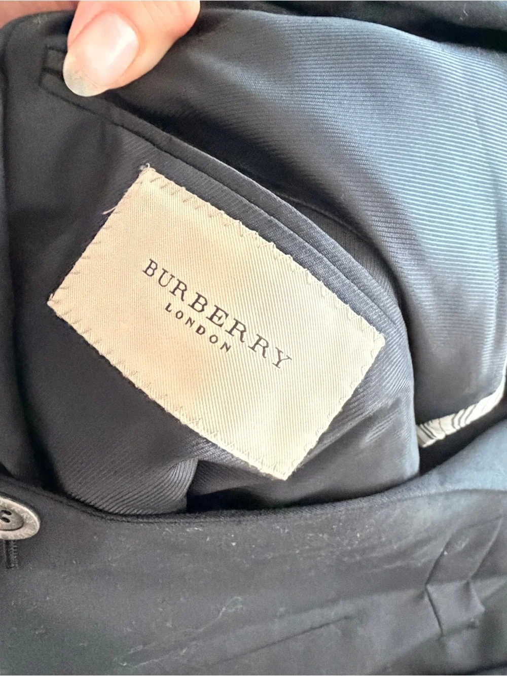 Burberry tailored pea